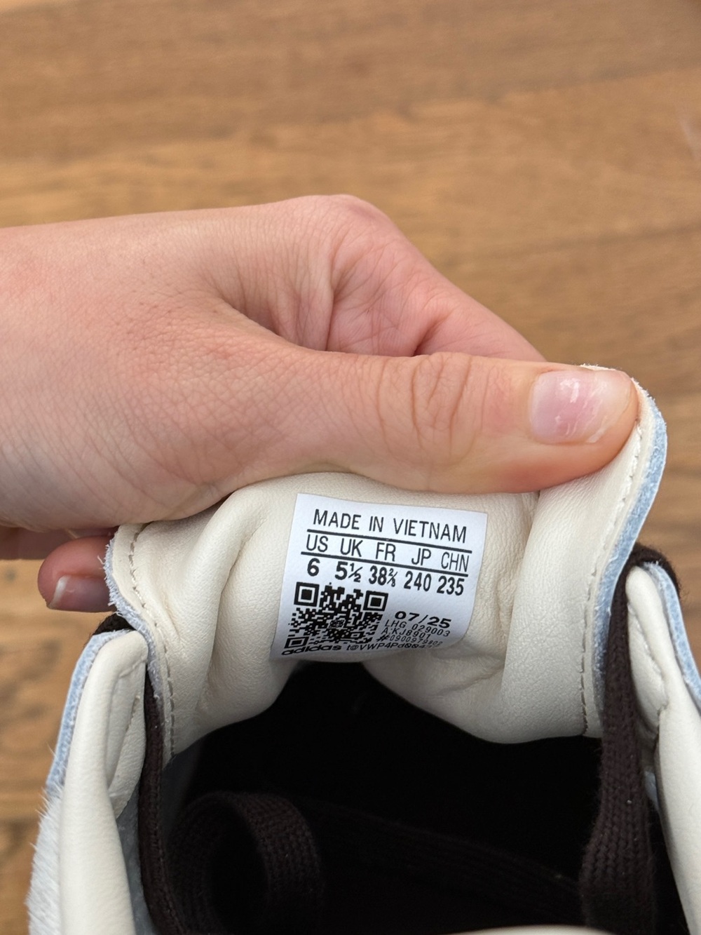 adidas Samba OG Crew White Mystic Brown Pony - Picture 6 of 7